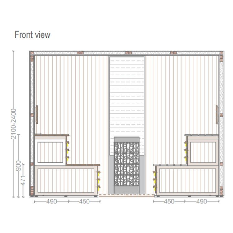 AstralPool - Sauna interior Miramonte - BricoandPool