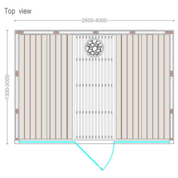 AstralPool - Sauna interior Miramonte - BricoandPool
