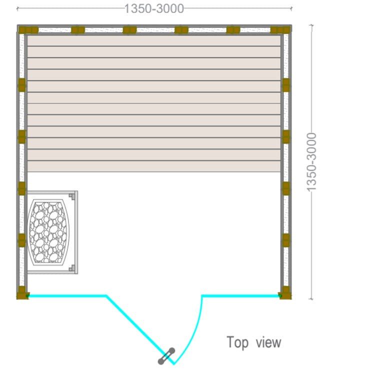 AstralPool - Sauna interior St. Moritz - BricoandPool