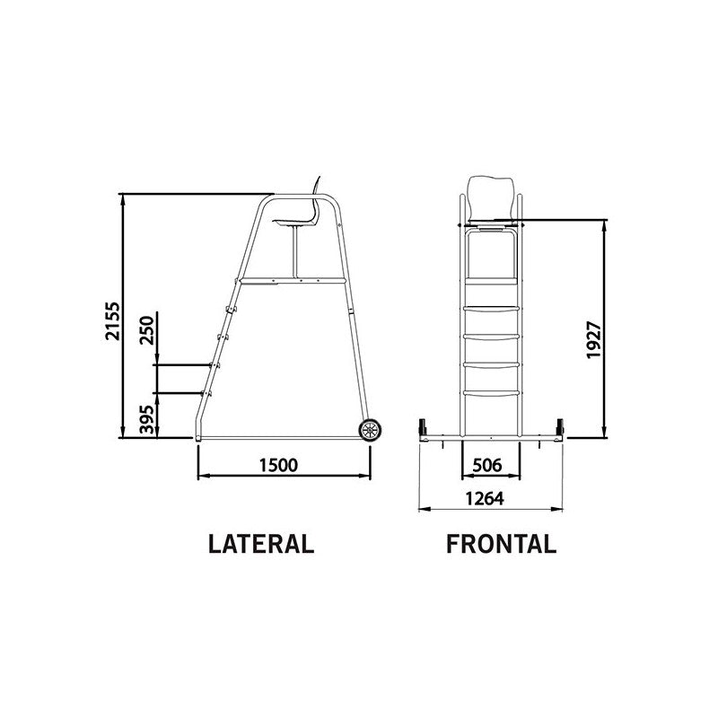 AstralPool - Silla para socorrista piscina pública - BricoandPool