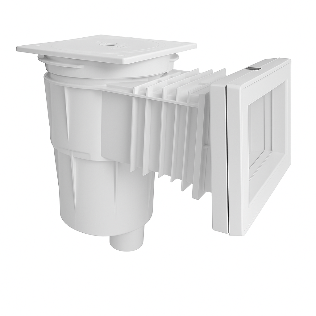 Astralpool - Skimmer 17,5L 6° piscina poliéster tapa cuadrada - BricoandPool