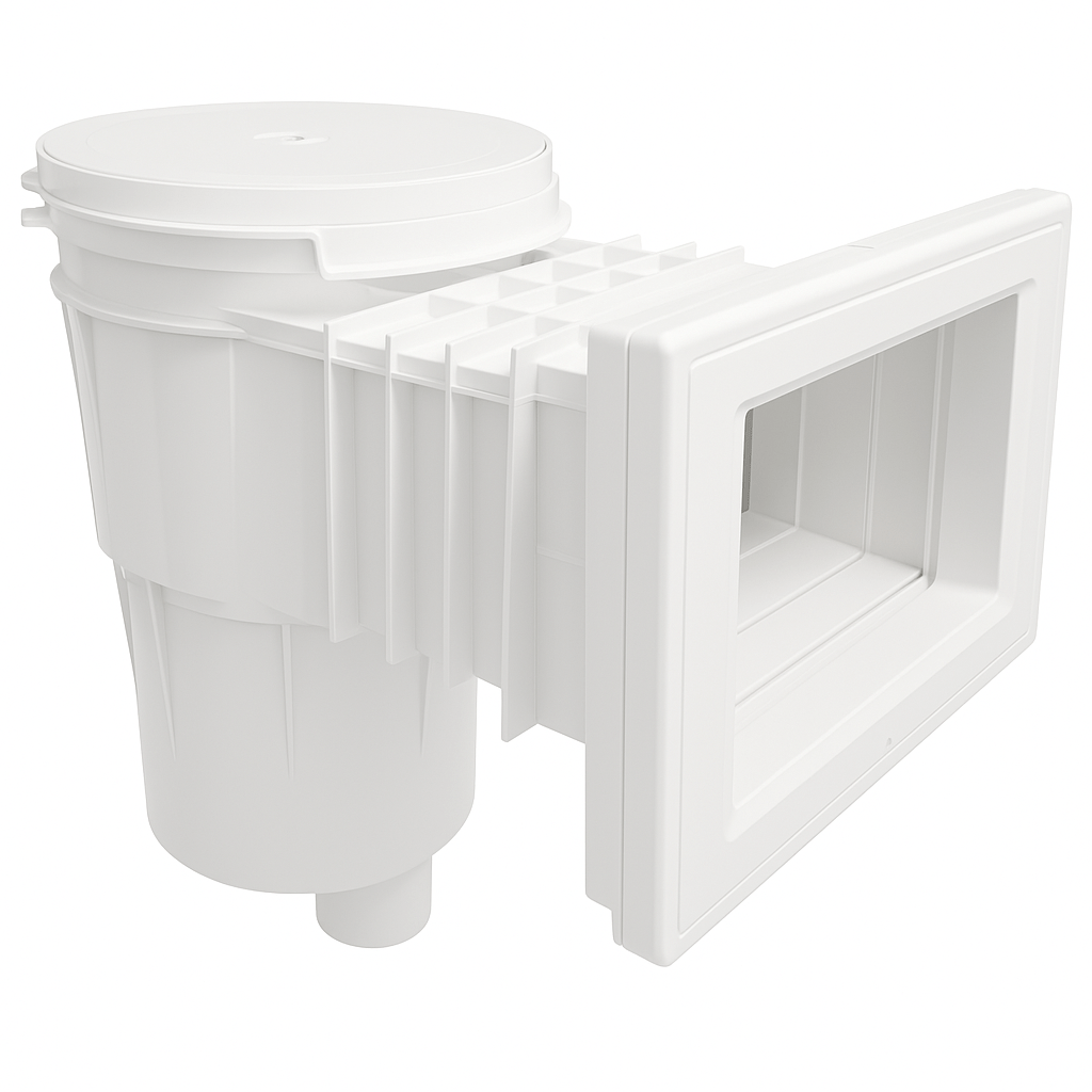 Astralpool - Skimmer 17,5L con boca estándar y tapa circular 6° para piscina de poliéster - BricoandPool