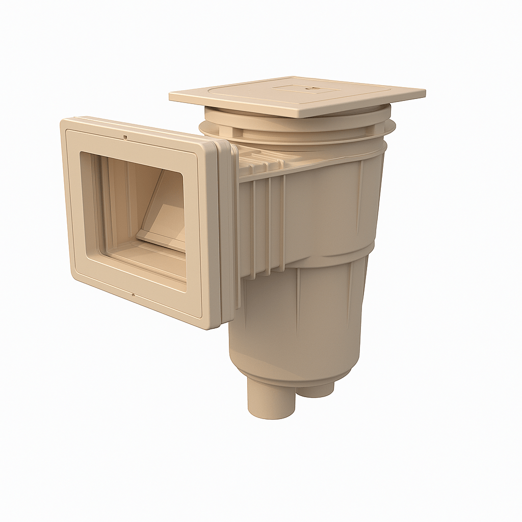 Astralpool - Skimmer 17,5L de boca estándar con tapa cuadrada para piscina con liner y prefabricada - BricoandPool