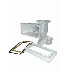 ASTRALPOOL - Skimmer con boca ancha, tapa cuadrada y embellecedor pequeño - Piscina liner 04164 - BricoandPool