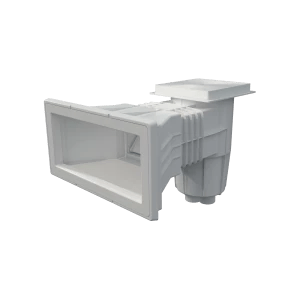 ASTRALPOOL - Skimmer con boca ancha, tapa cuadrada y embellecedor pequeño - Piscina liner 04164 - BricoandPool