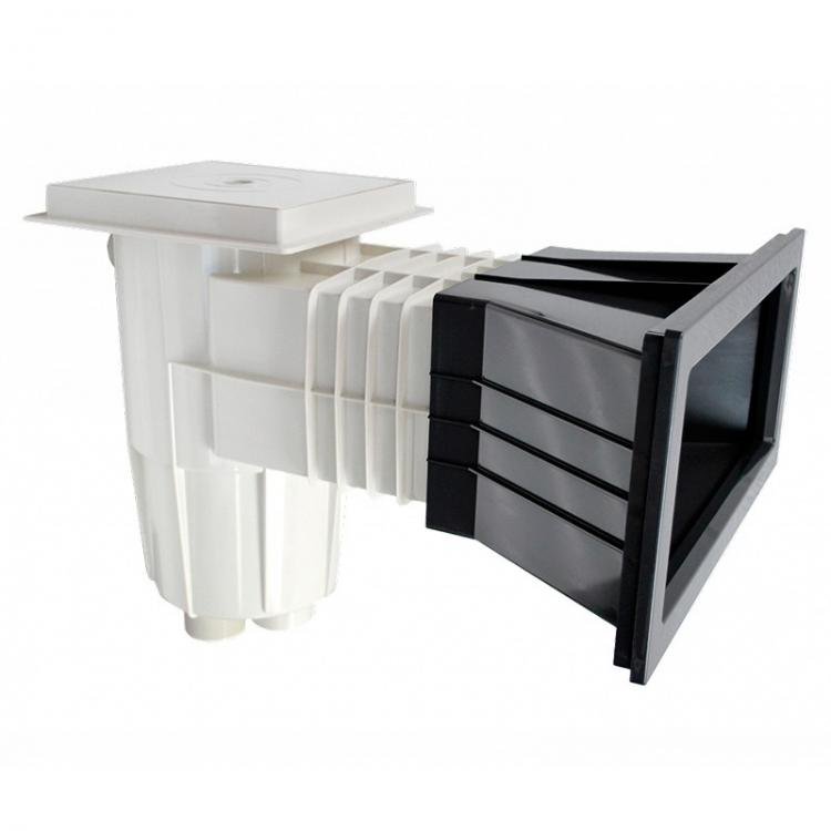 AstralPool - Skimmer con boca de ampliación y tapa cuadrada para piscina con liner y prefabricada - BricoandPool