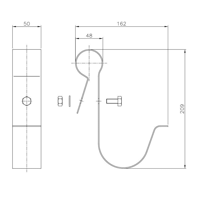 AstralPool - Soporte Salvavidas para Silla de Socorrista - BricoandPool