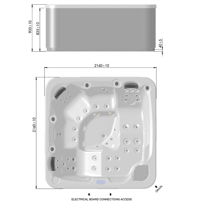 Astralpool - Spa hidromasaje Emotion E - BricoandPool