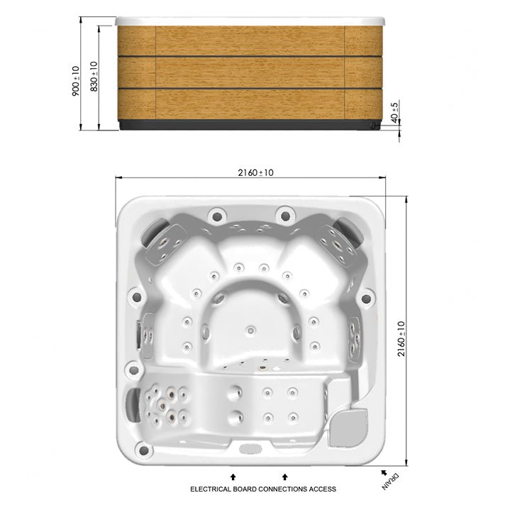 Astralpool - Spa hidromasaje Select E - BricoandPool
