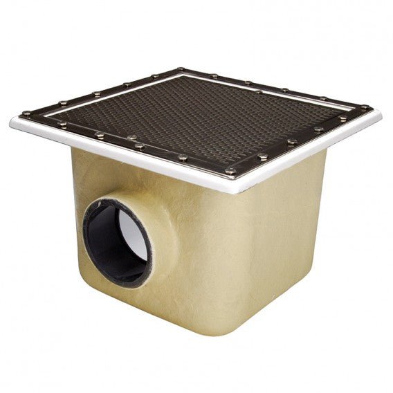 Astralpool - Sumidero de poliéster + fibra de vidrio 515×515 mm para piscina con liner y prefabricada - BricoandPool