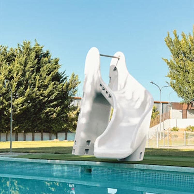 AstralPool - Tobogán curvo H130/H150 CD - BricoandPool