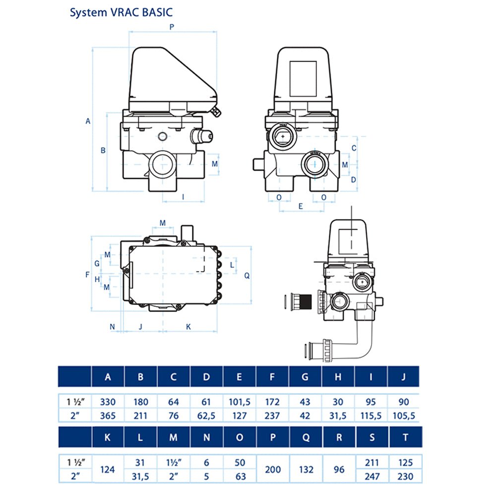 Astralpool - Válvula selectora automática System VRAC Basic III - BricoandPool
