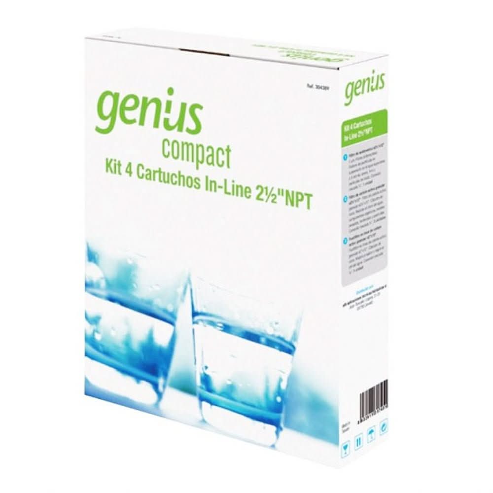 Ath - Kit cartuchos reemplazo Genius Compact - BricoandPool
