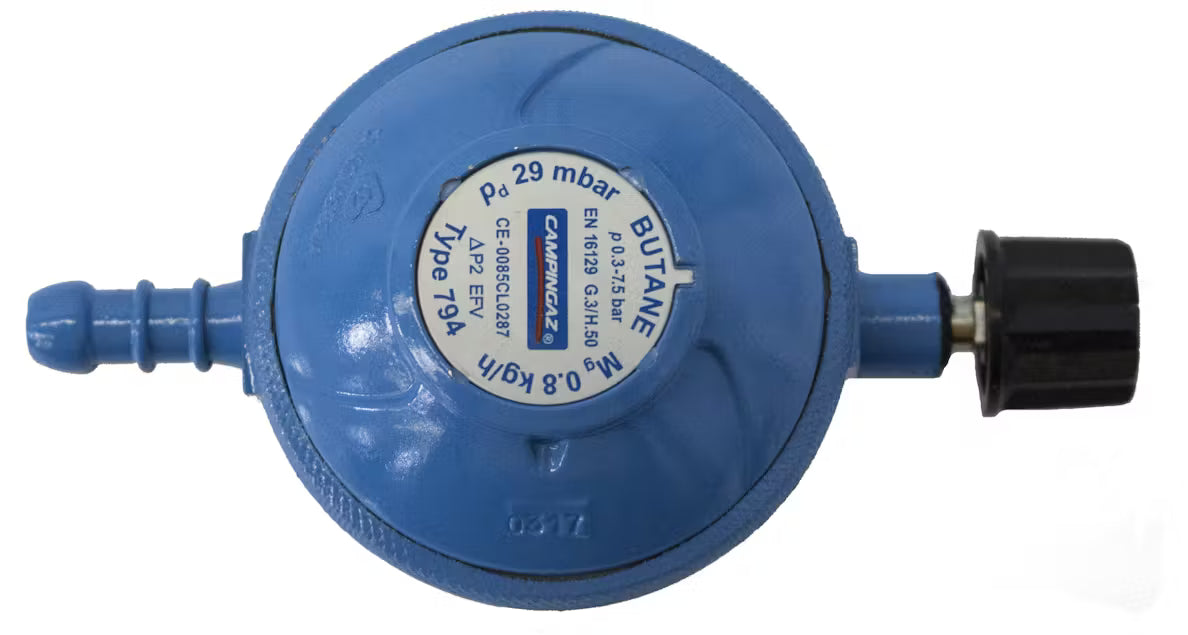 Campingaz - Regulador 28 grs con Válvula de Seguridad