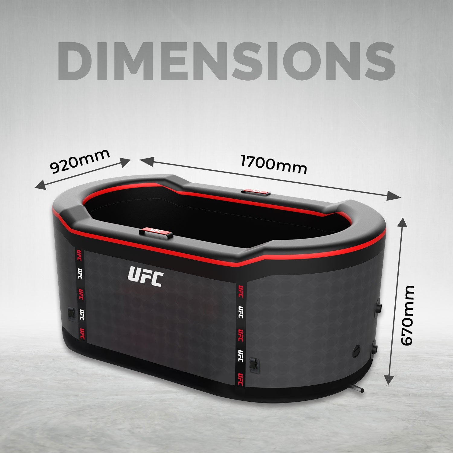 Baño de Hielo Netspa UFC IceBath Duo Kit enfriador 3 - 40°C 5kw incluido - BricoandPool