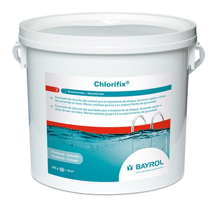 Bayrol - Chlorifix Cloro de Choque Granulado Estabilizado 10 Kg - BricoandPool