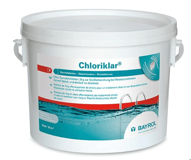 Bayrol - Chloriklar Pastillas de cloro con cápsula Clorodor 20g 5Kg - BricoandPool