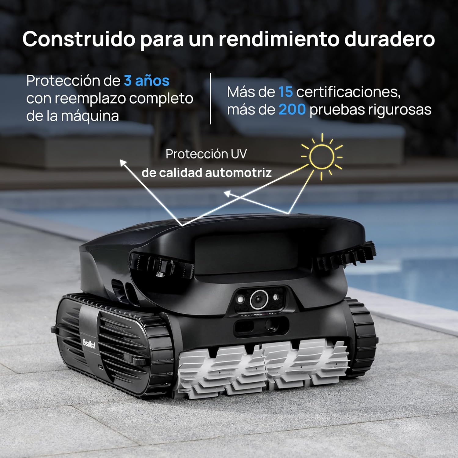 Beatbot - Robot limpiafondos de piscina AquaSense 2 Ultra - BricoandPool