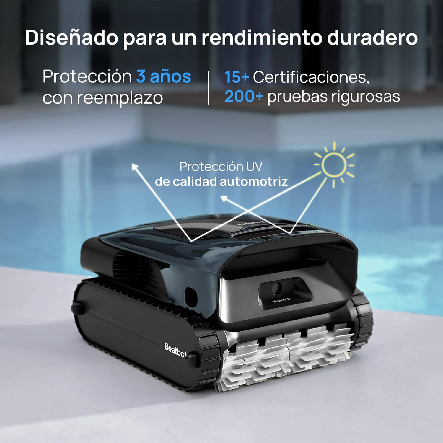 Beatbot - Robot limpiafondos de piscina sin cables AquaSense 2 Pro - BricoandPool