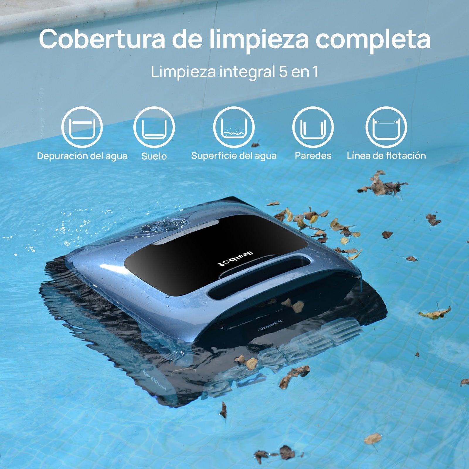 Beatbot - Robot limpiafondos de piscina sin cables AquaSense Pro - BricoandPool