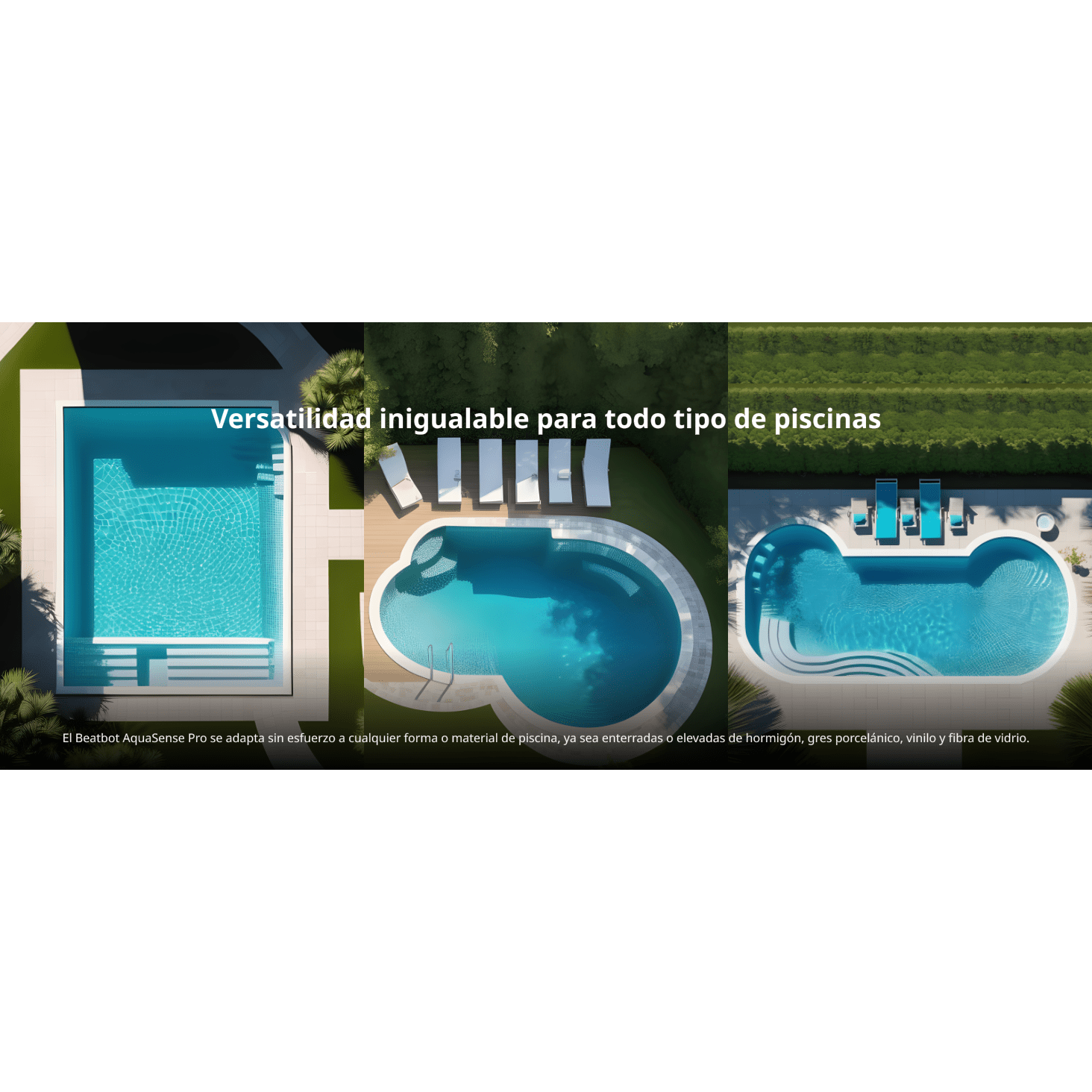 Beatbot - Robot limpiafondos de piscina sin cables AquaSense Pro - BricoandPool