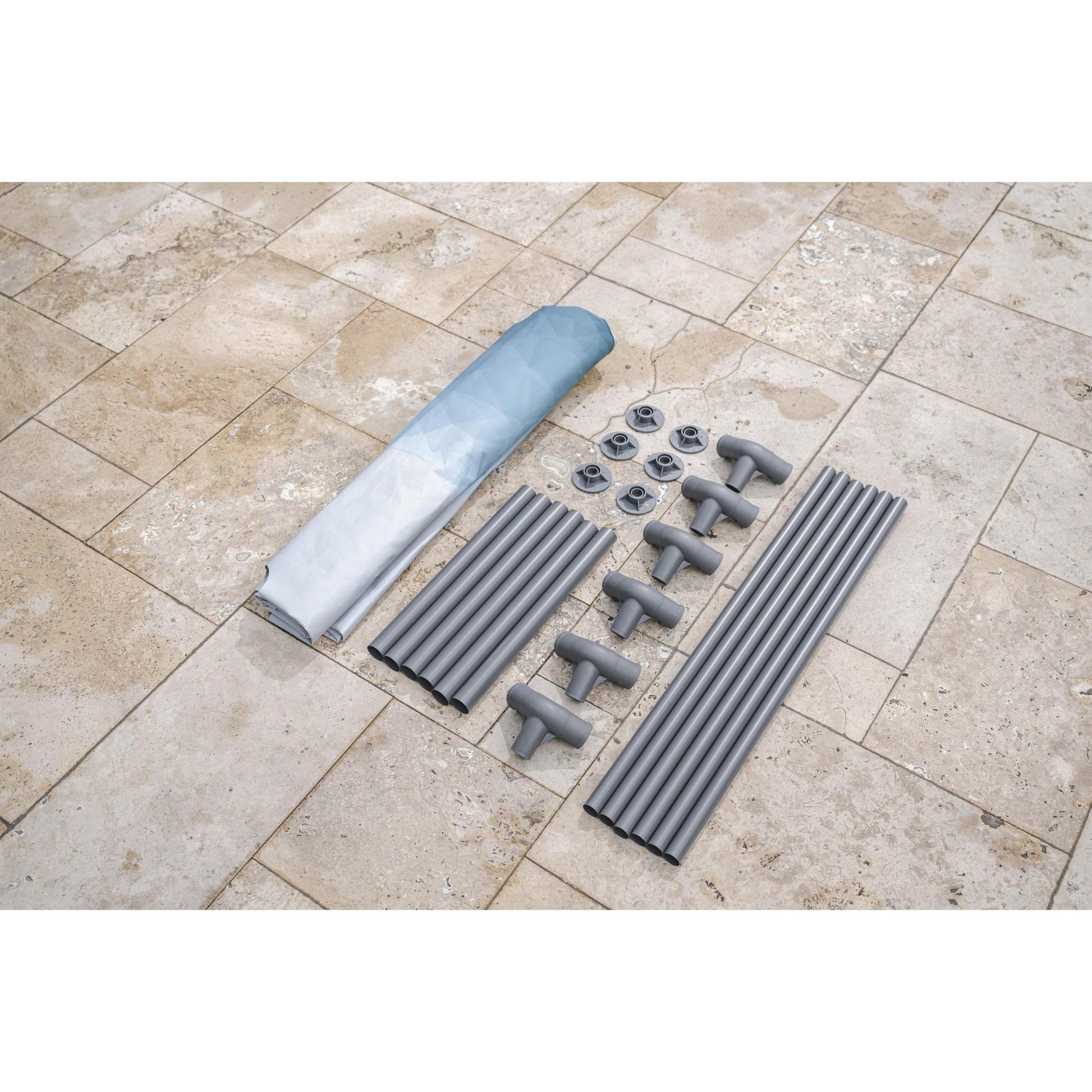 Bestway - Baño de hielo hinchable Glacial Dip 90 cm x 80 cm con filtro y cubierta - BricoandPool