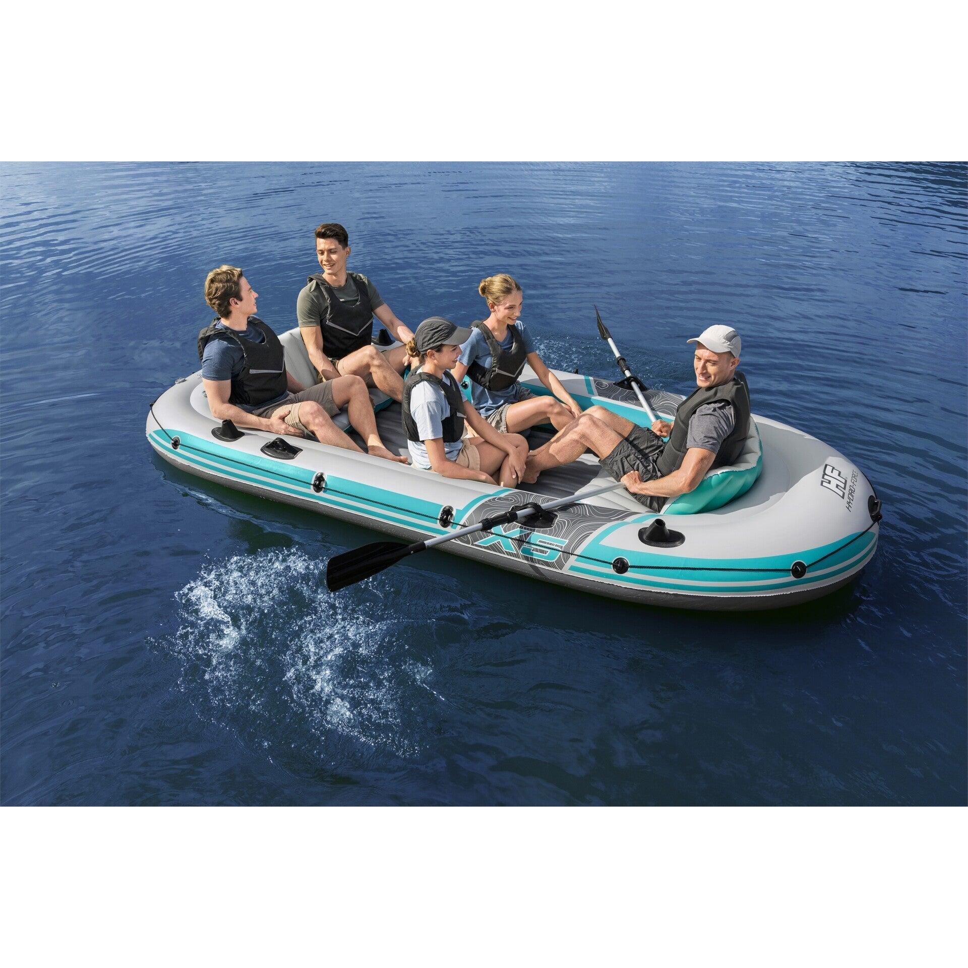 Bestway – Barca hinchable Adventure Elite X5 Raft Set (364 × 166 cm) - BricoandPool