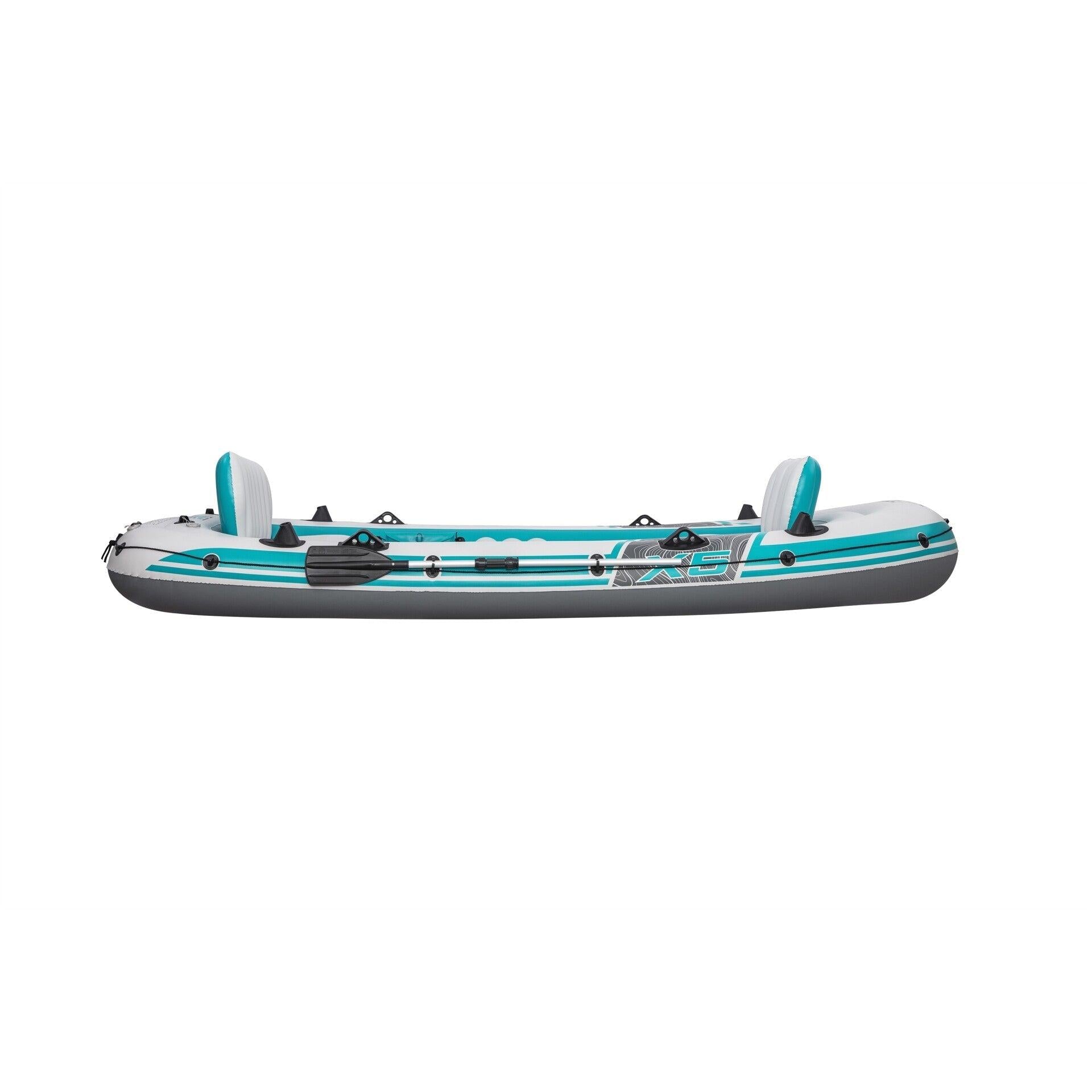 Bestway – Barca hinchable Adventure Elite X5 Raft Set (364 × 166 cm) - BricoandPool