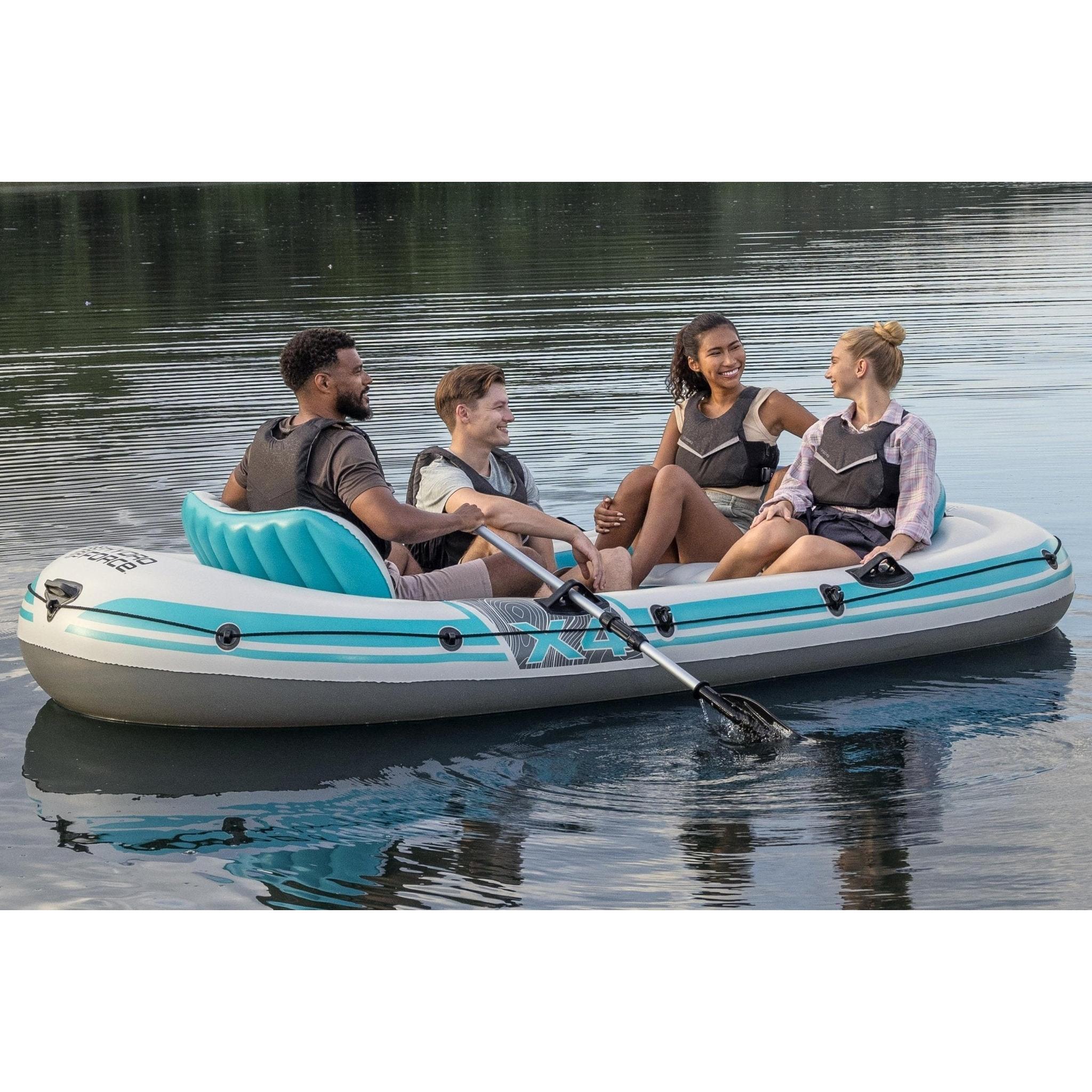 Bestway – Barca hinchable Hydro - Force Adventure Elite X4 Raft Set (315 × 165 cm) - BricoandPool