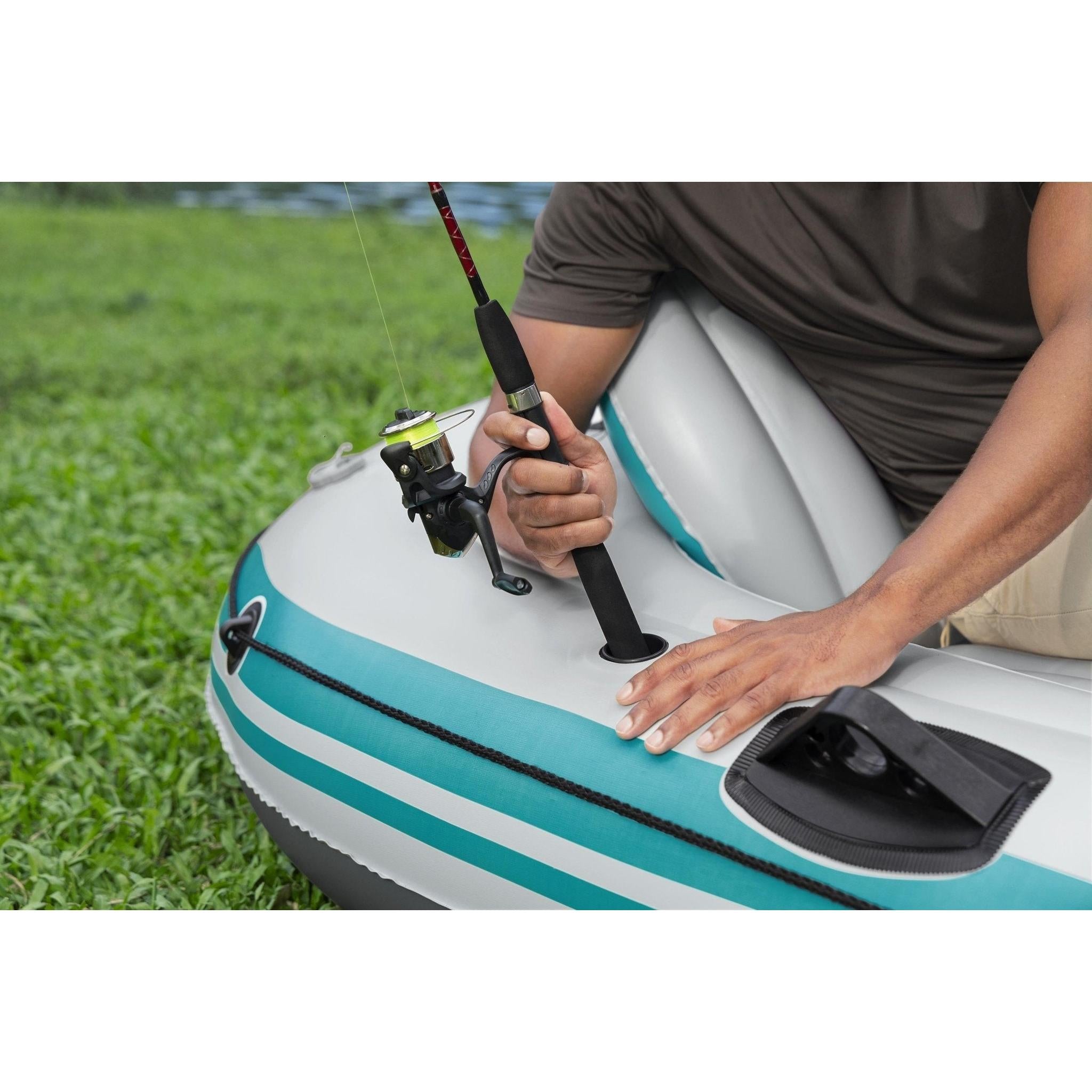 Bestway – Barca hinchable Hydro - Force Adventure Elite X4 Raft Set (315 × 165 cm) - BricoandPool