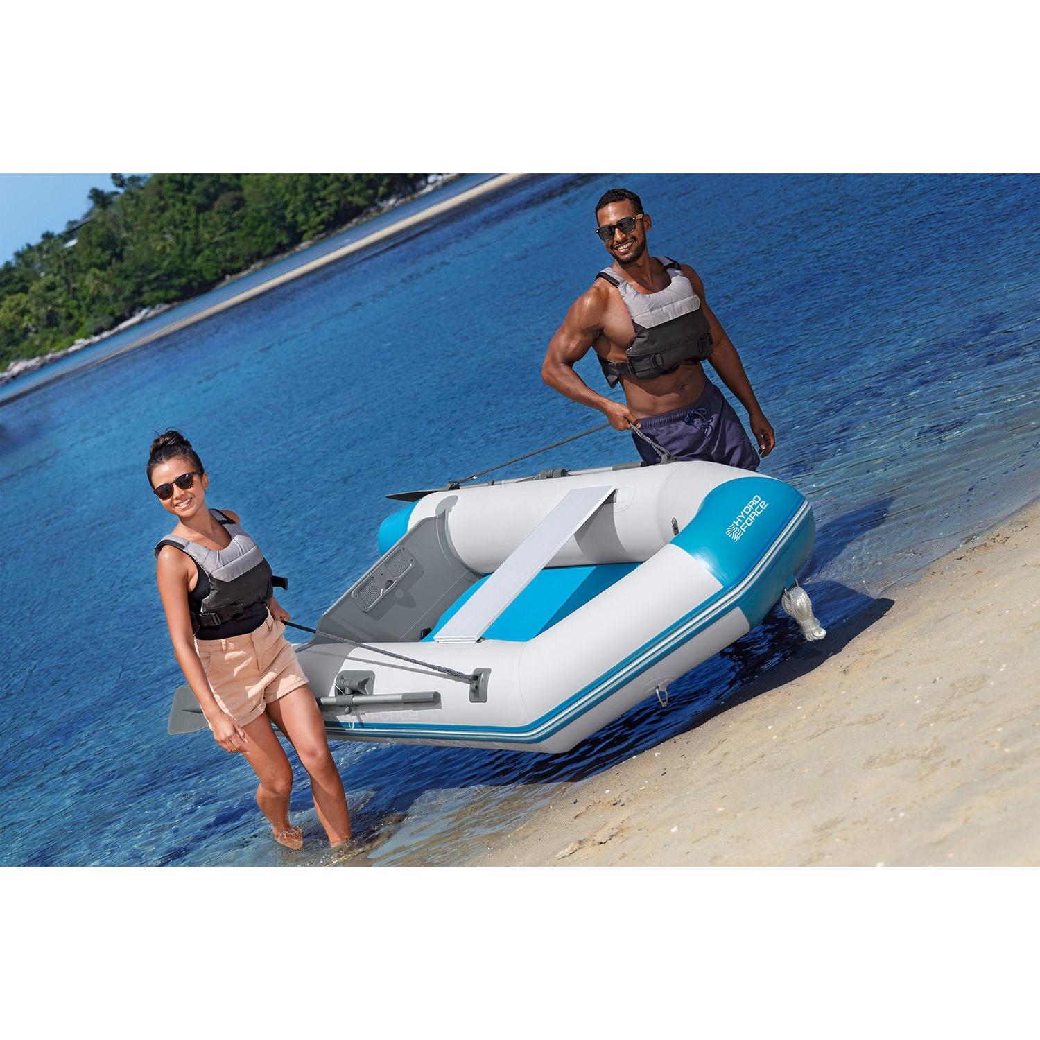 Bestway – Barca hinchable Hydro - Force Caspian Boat Set (230 × 130 × 33 cm) - BricoandPool