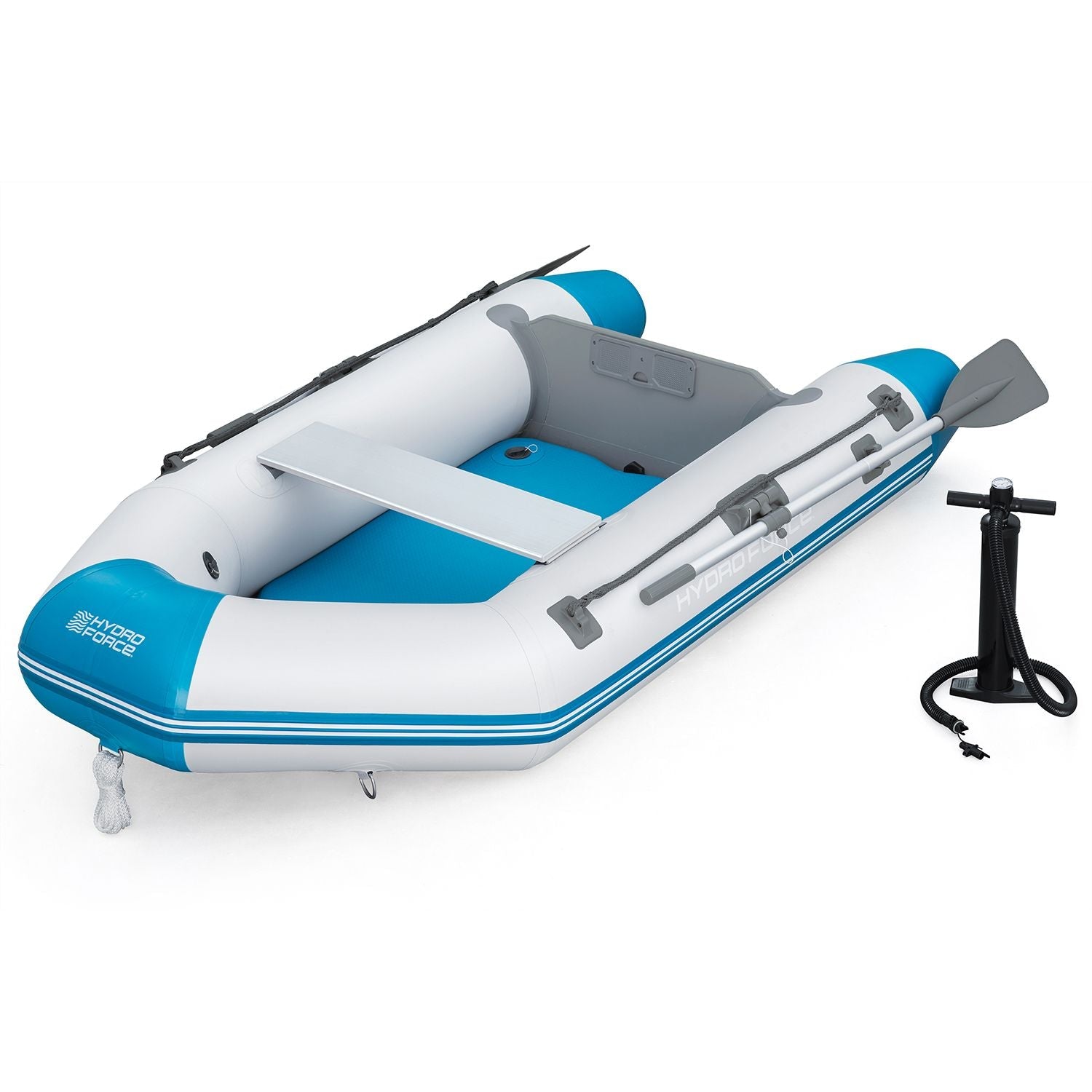 Bestway – Barca hinchable Hydro - Force Caspian Boat Set (230 × 130 × 33 cm) - BricoandPool