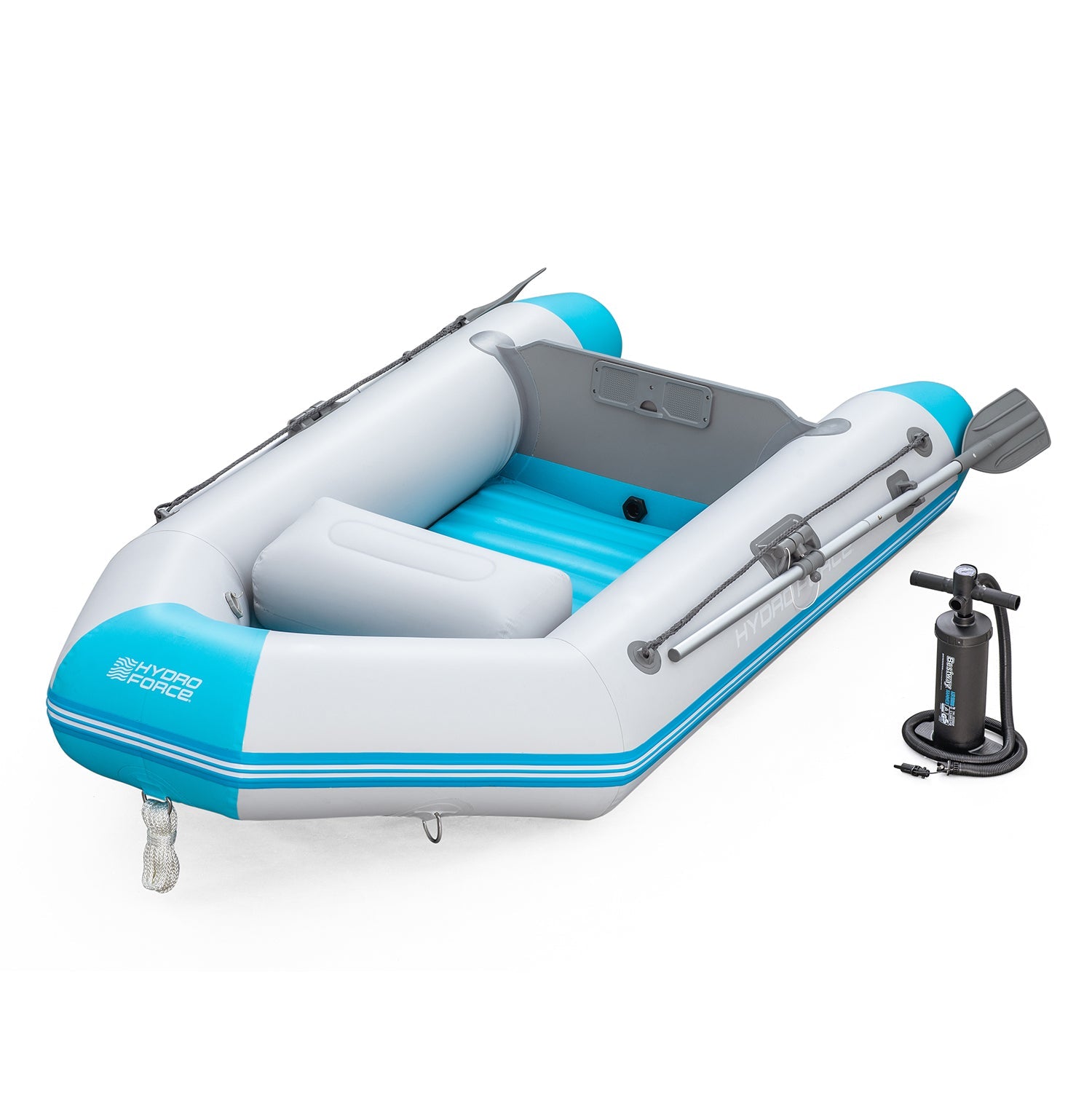 Bestway – Barca hinchable Hydro - Force Corinth Elite Boat Set (230 × 130 × 33 cm) - BricoandPool