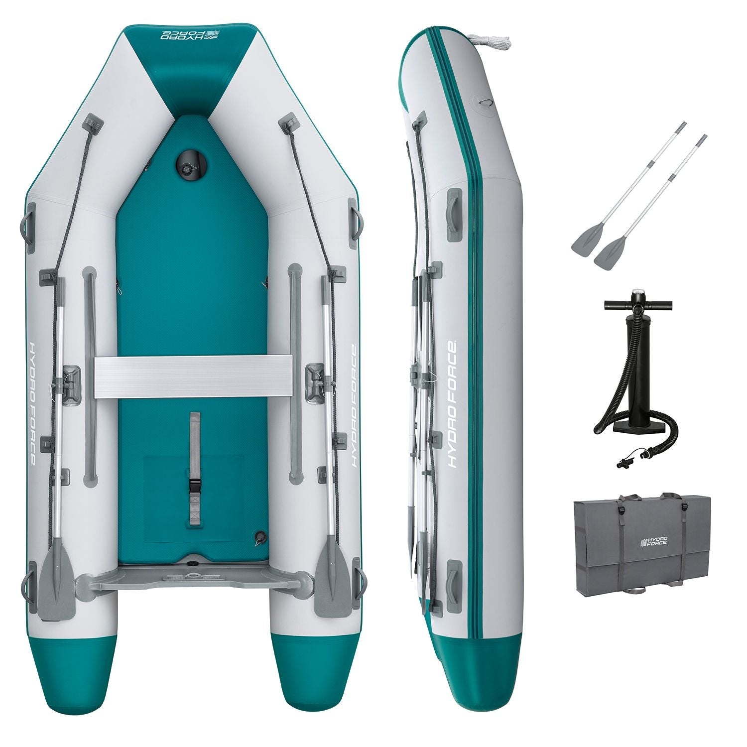 Bestway – Barca hinchable Hydro - Force Mirovia (330 × 162 × 44 cm) - BricoandPool