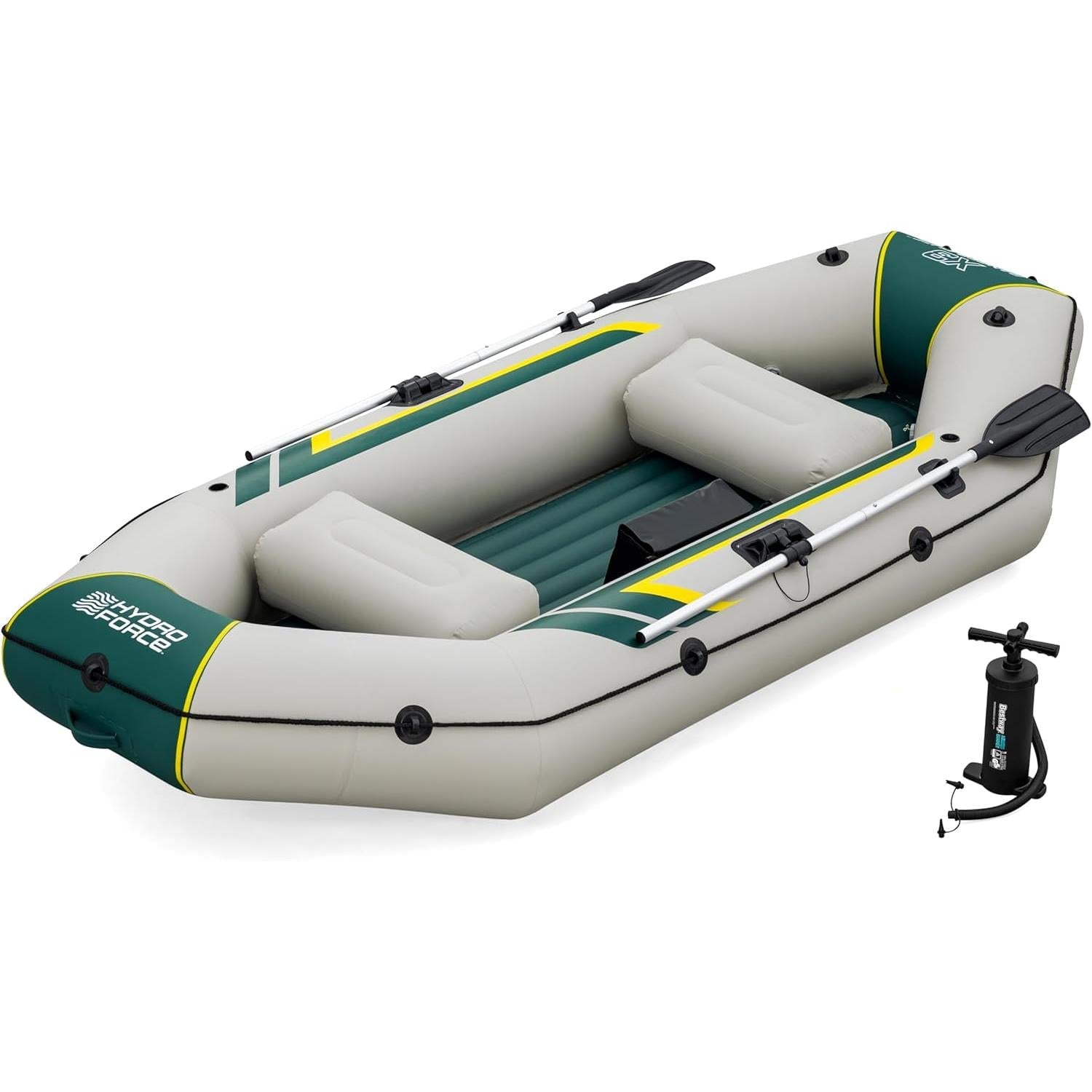 Bestway – Barca hinchable Hydro - Force Ranger Elite X3 Raft Set (295 × 130 cm) - BricoandPool