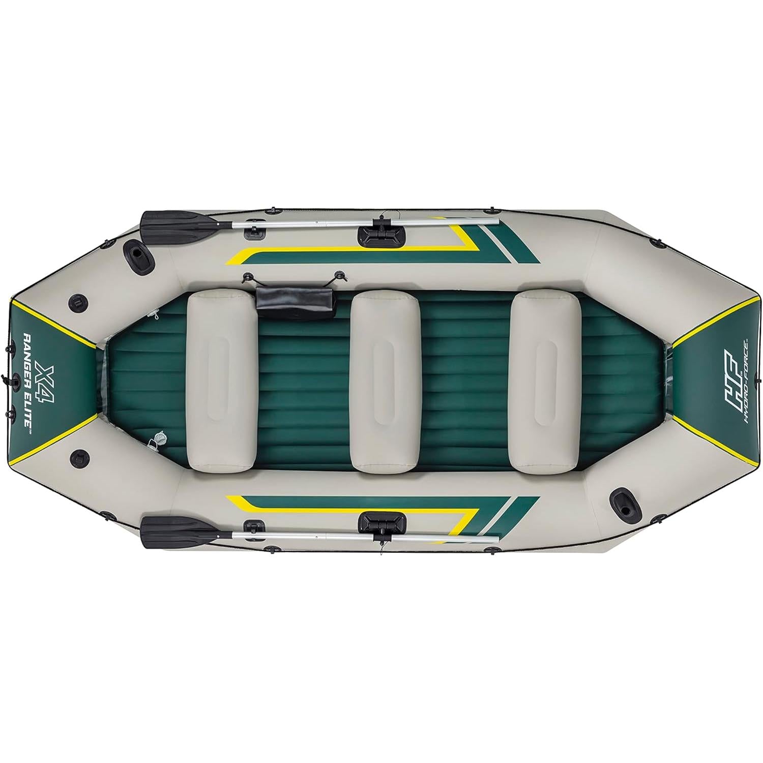 Bestway – Barca hinchable Hydro - Force Ranger Elite X4 Raft Set (320 × 148 cm) - BricoandPool