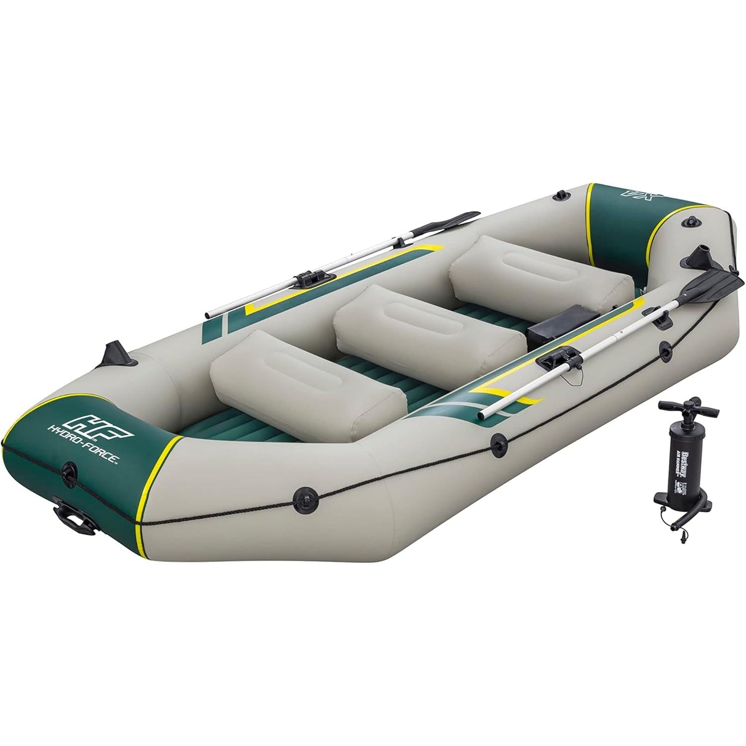 Bestway – Barca hinchable Hydro - Force Ranger Elite X4 Raft Set (320 × 148 cm) - BricoandPool
