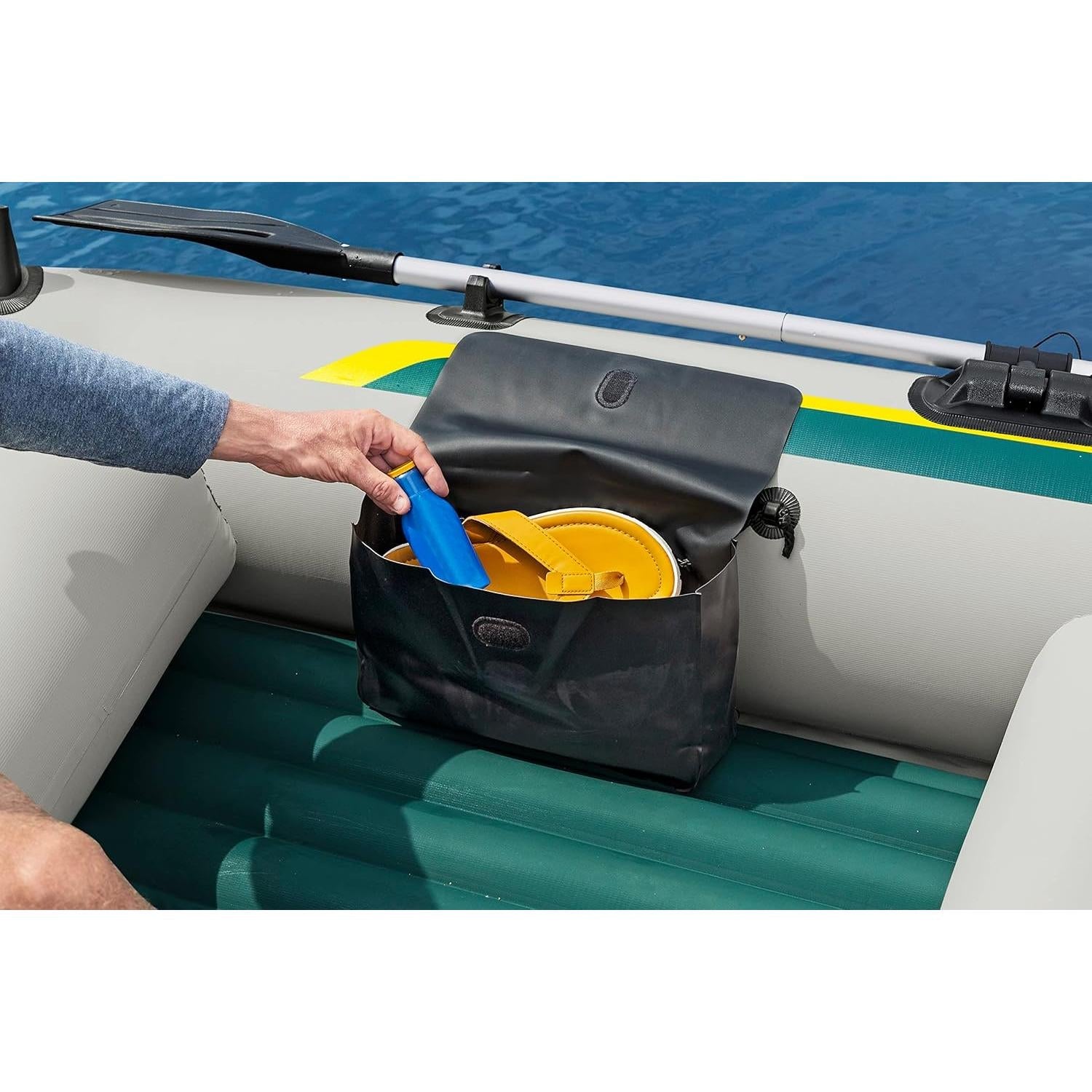Bestway – Barca hinchable Hydro - Force Ranger Elite X4 Raft Set (320 × 148 cm) - BricoandPool