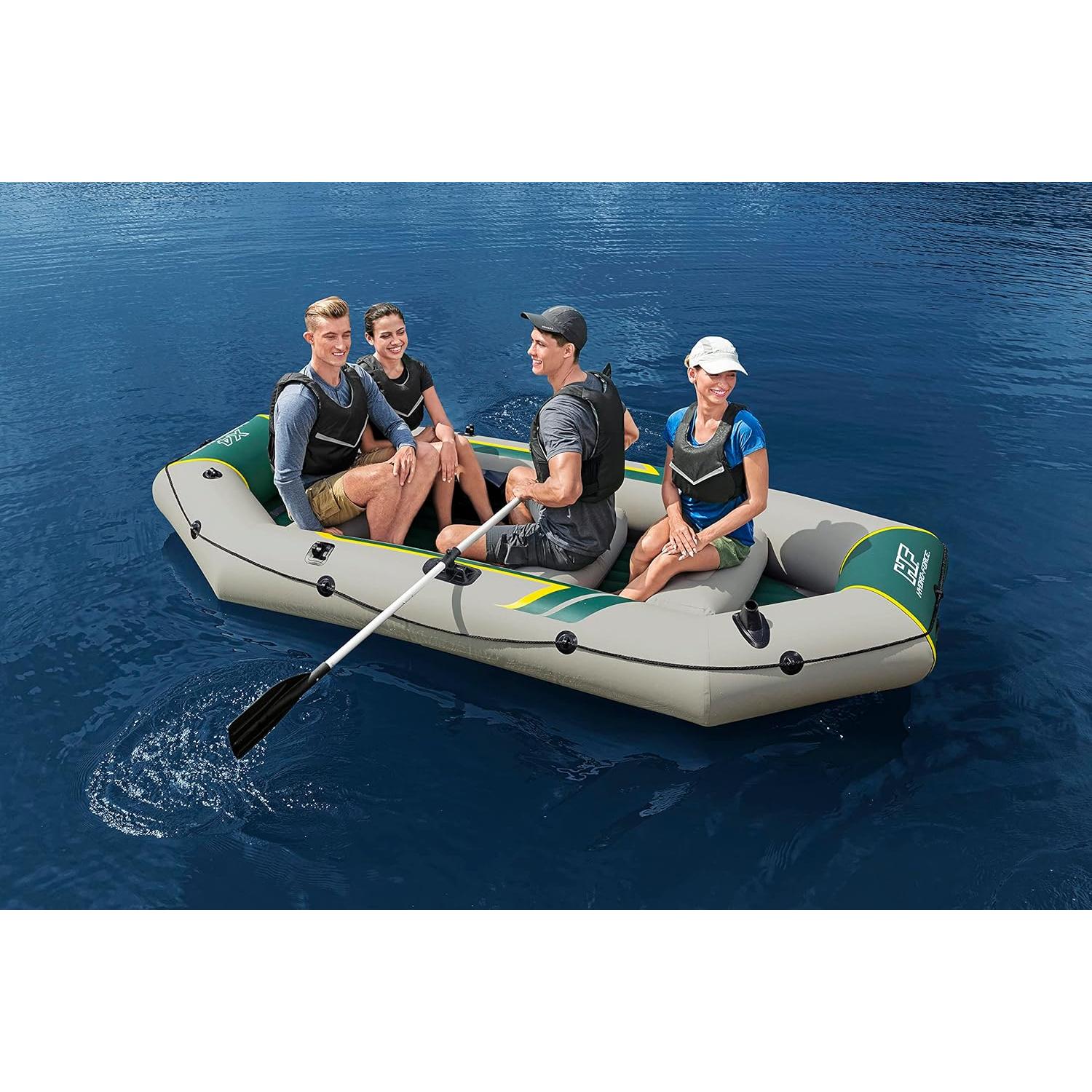 Bestway – Barca hinchable Hydro - Force Ranger Elite X4 Raft Set (320 × 148 cm) - BricoandPool