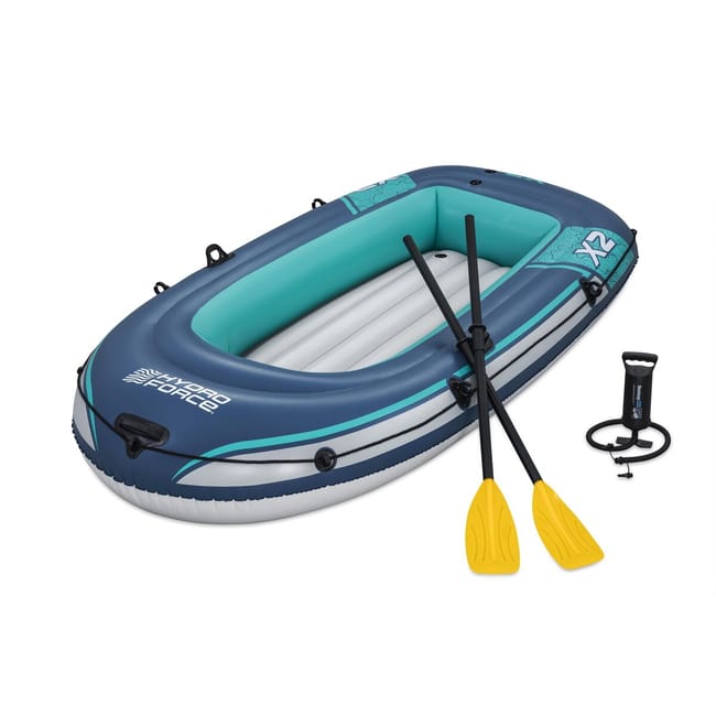 Bestway – Barca hinchable Hydro - Force Trek X2 Raft Set (232 × 118 cm) - BricoandPool