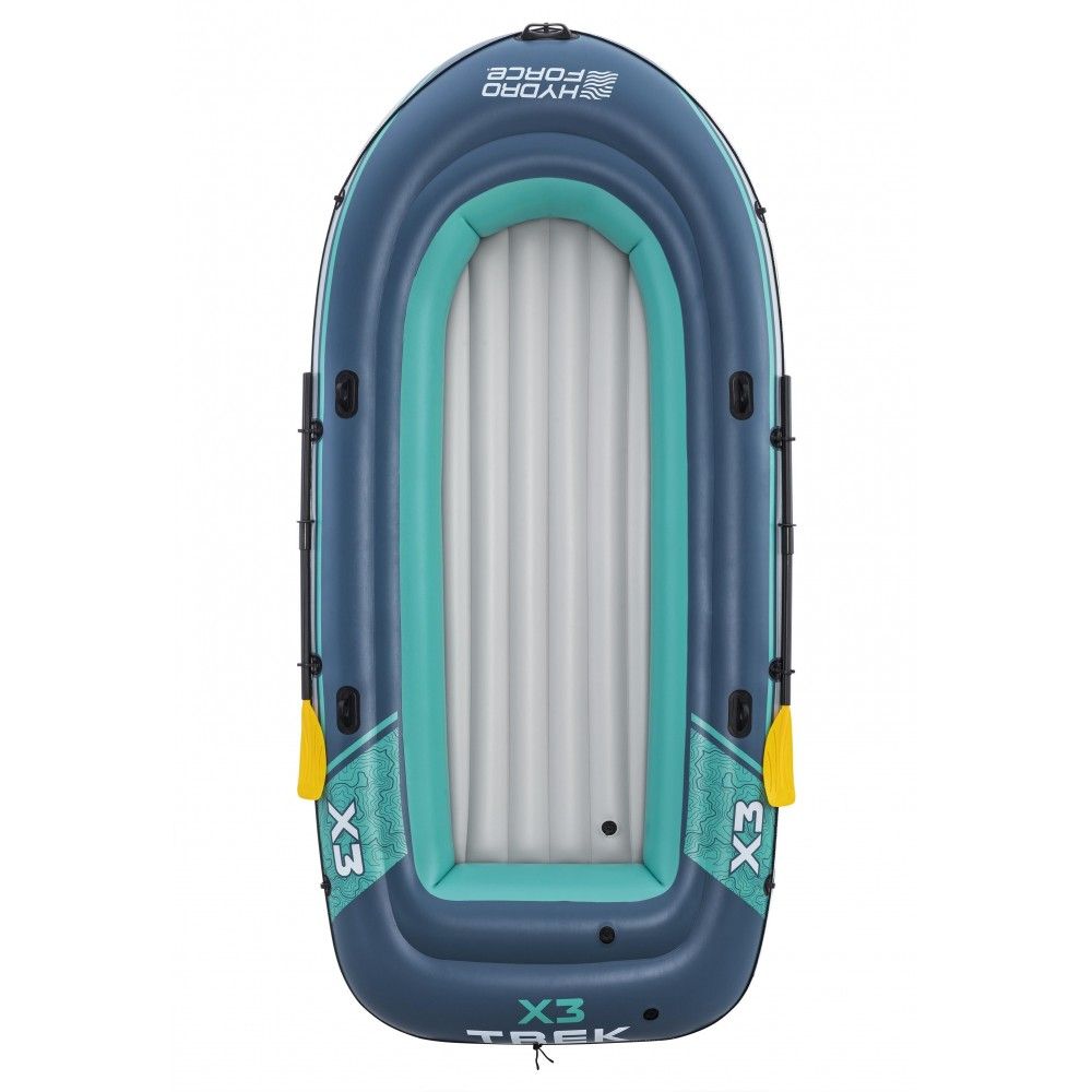 Bestway – Barca hinchable Hydro - Force Trek X3 Raft Set (294 × 137 cm) - BricoandPool