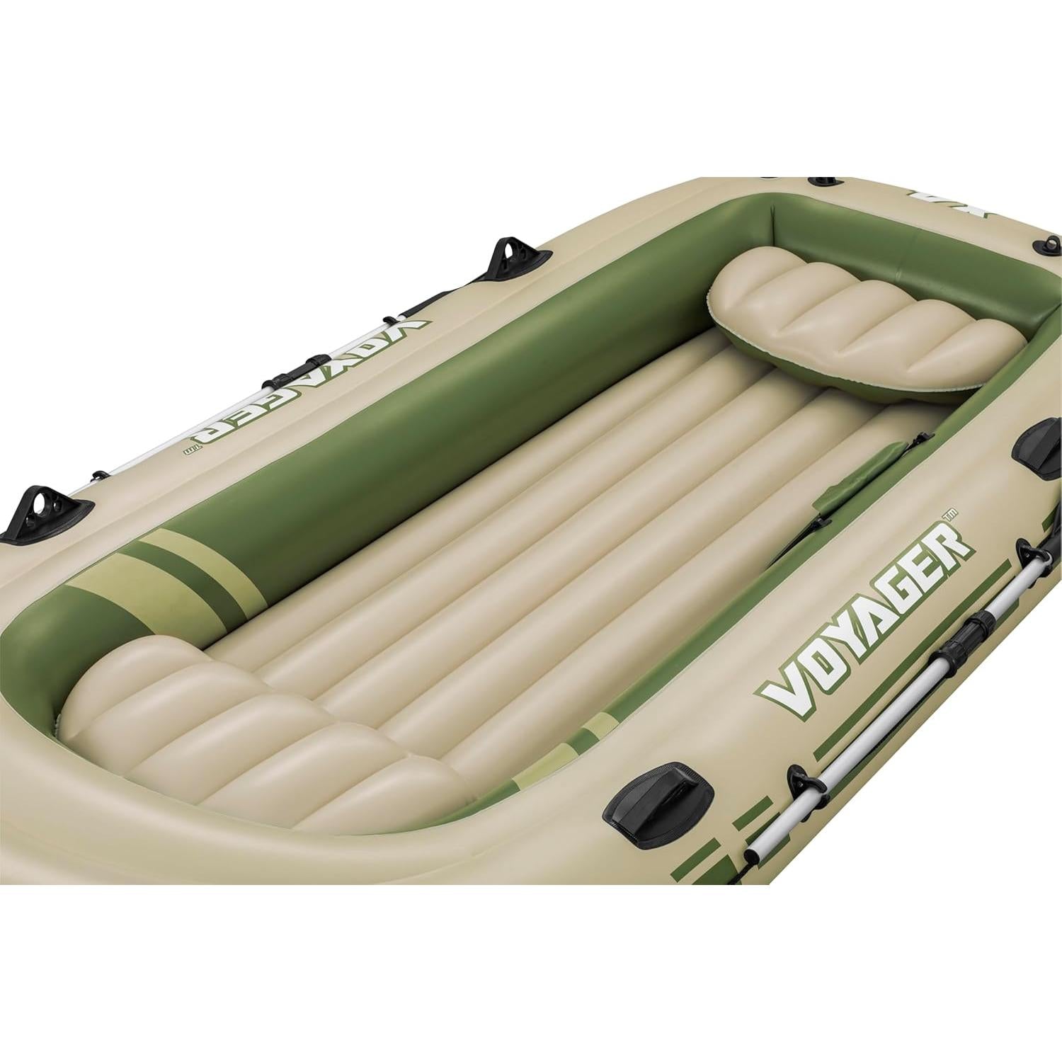 Bestway – Barca hinchable Hydro - Force Voyager X4 Raft Set (350 × 145 cm) - BricoandPool
