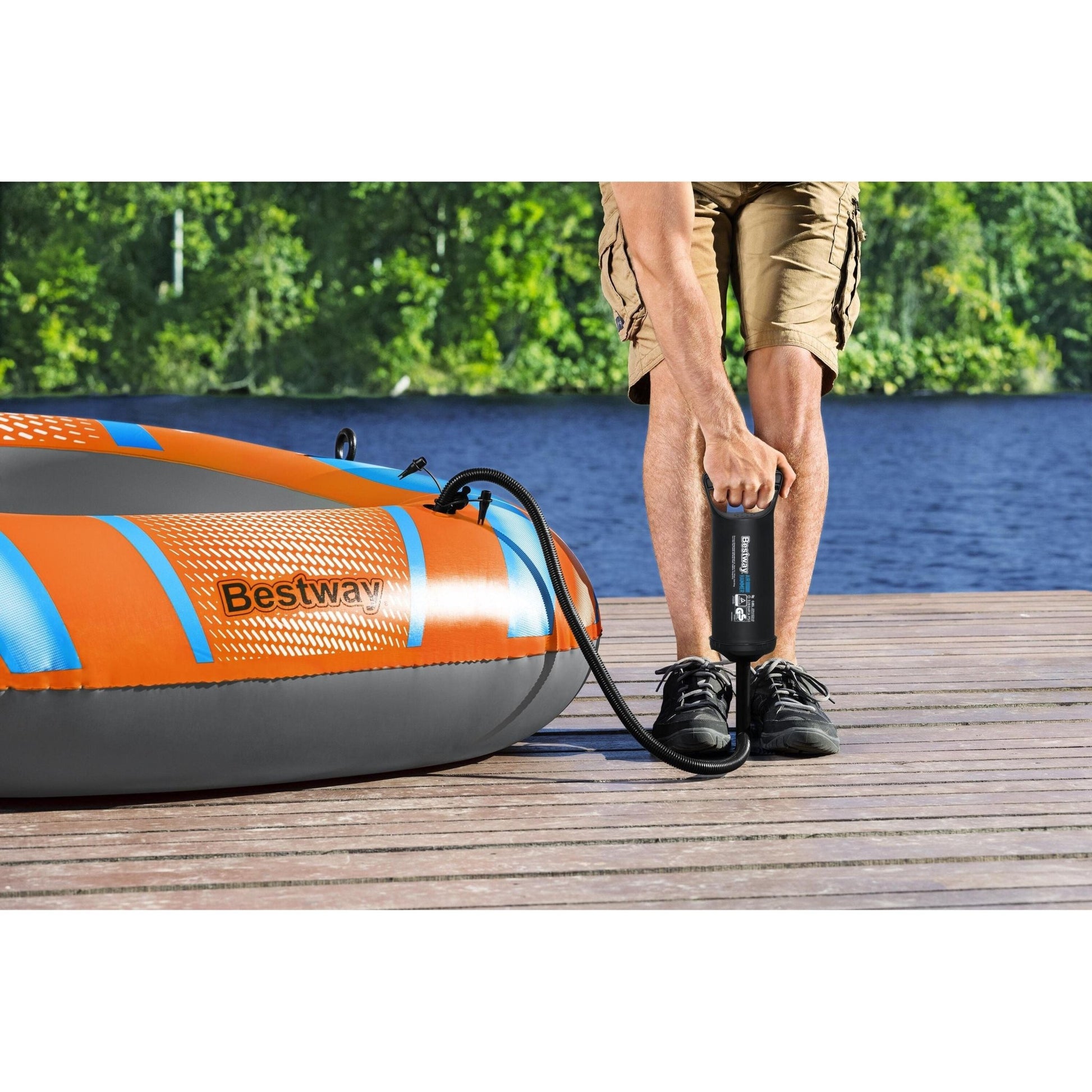 Bestway – Barca hinchable Kondor 3000 Raft Set (212 × 122 cm) - BricoandPool