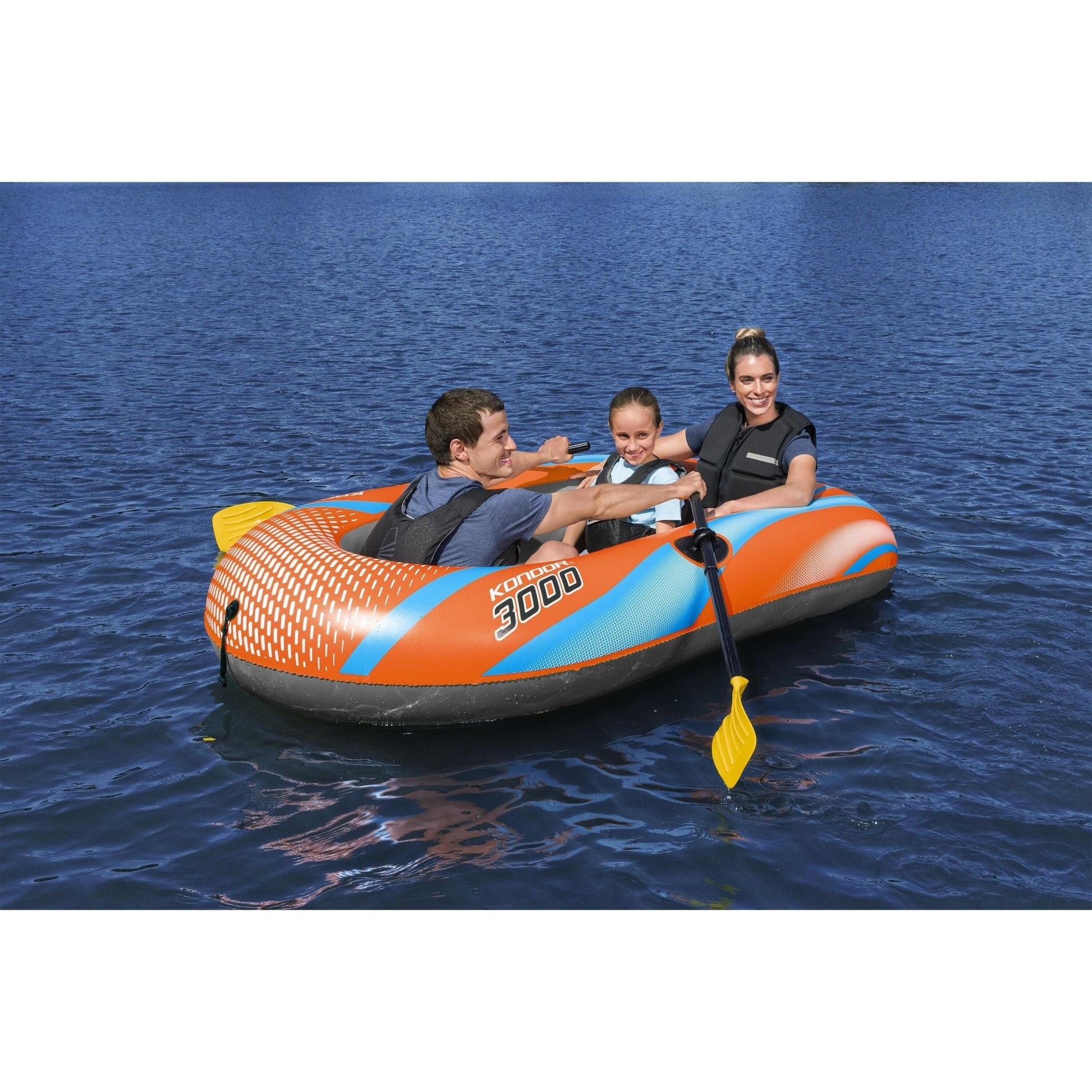 Bestway – Barca hinchable Kondor 3000 Raft Set (212 × 122 cm) - BricoandPool