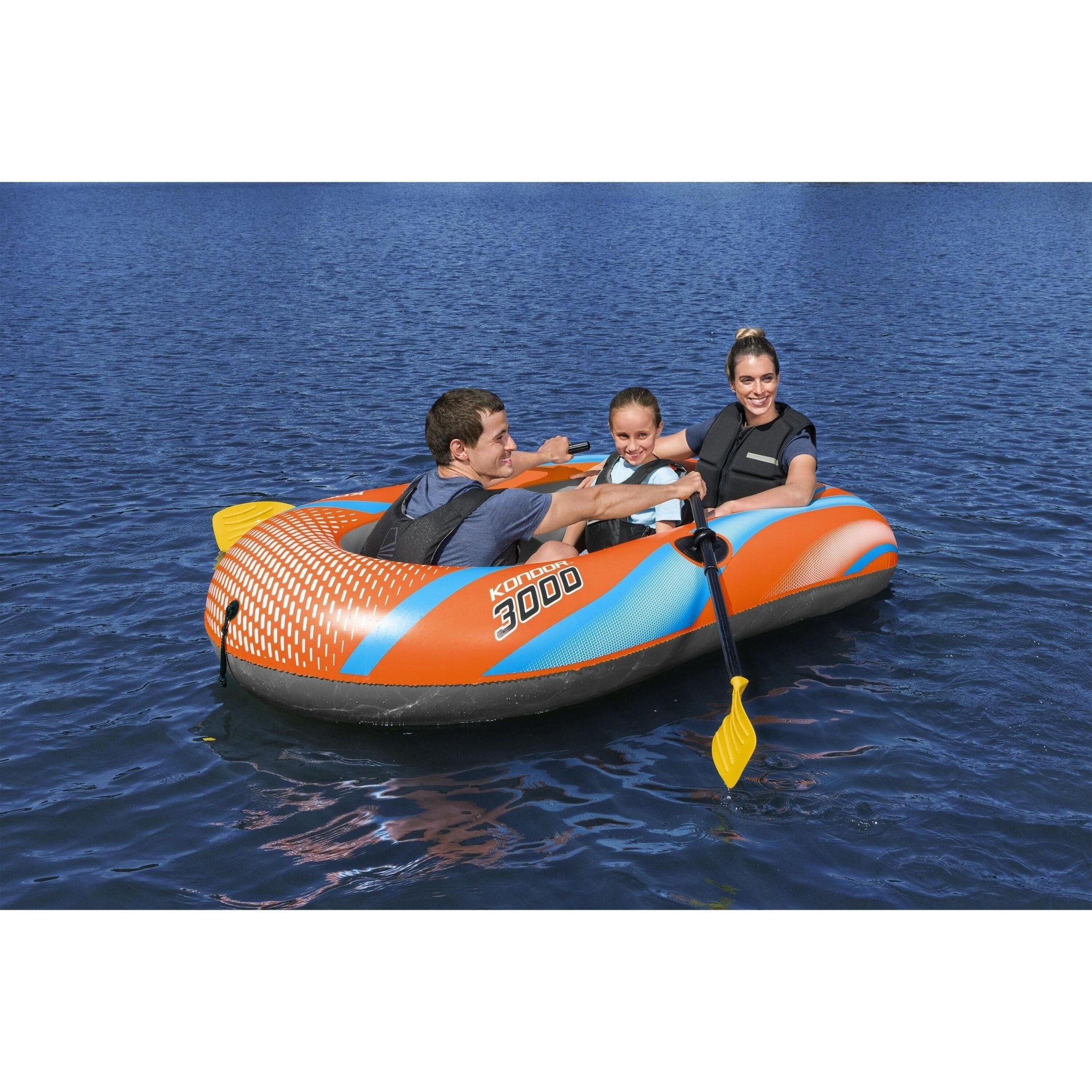 Bestway – Barca hinchable Kondor 3000 Raft Set (212 × 122 cm) - BricoandPool