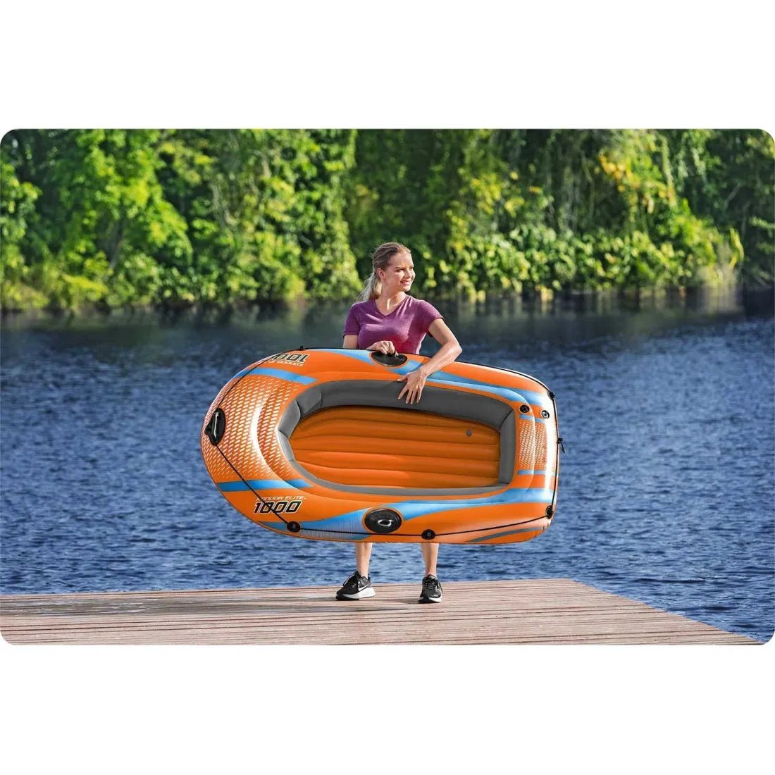 Bestway – Barca hinchable Kondor Elite 1000 Raft (162 × 96 cm) - BricoandPool