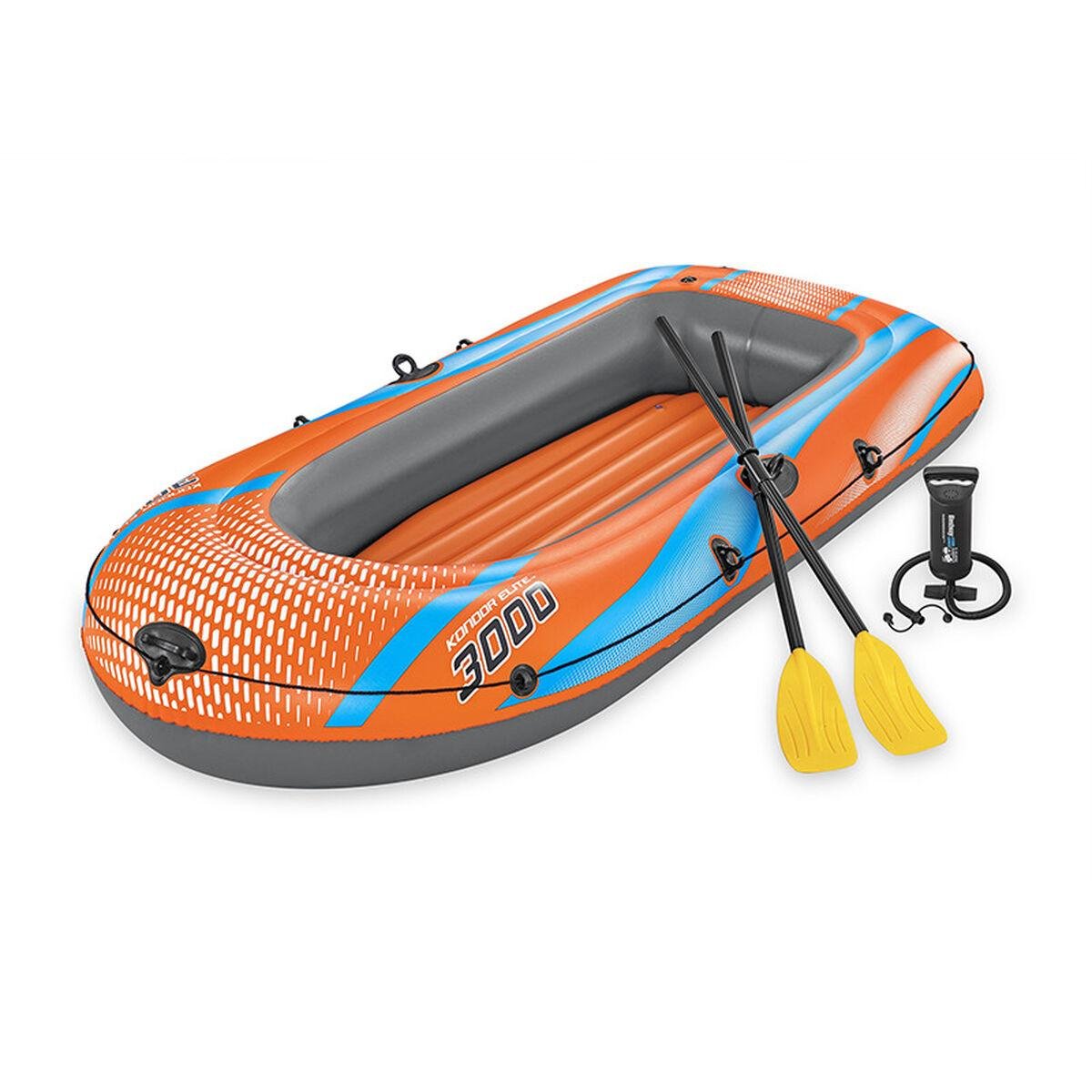 Bestway – Barca hinchable Kondor Elite 3000 Raft Set (246 × 122 cm) - BricoandPool