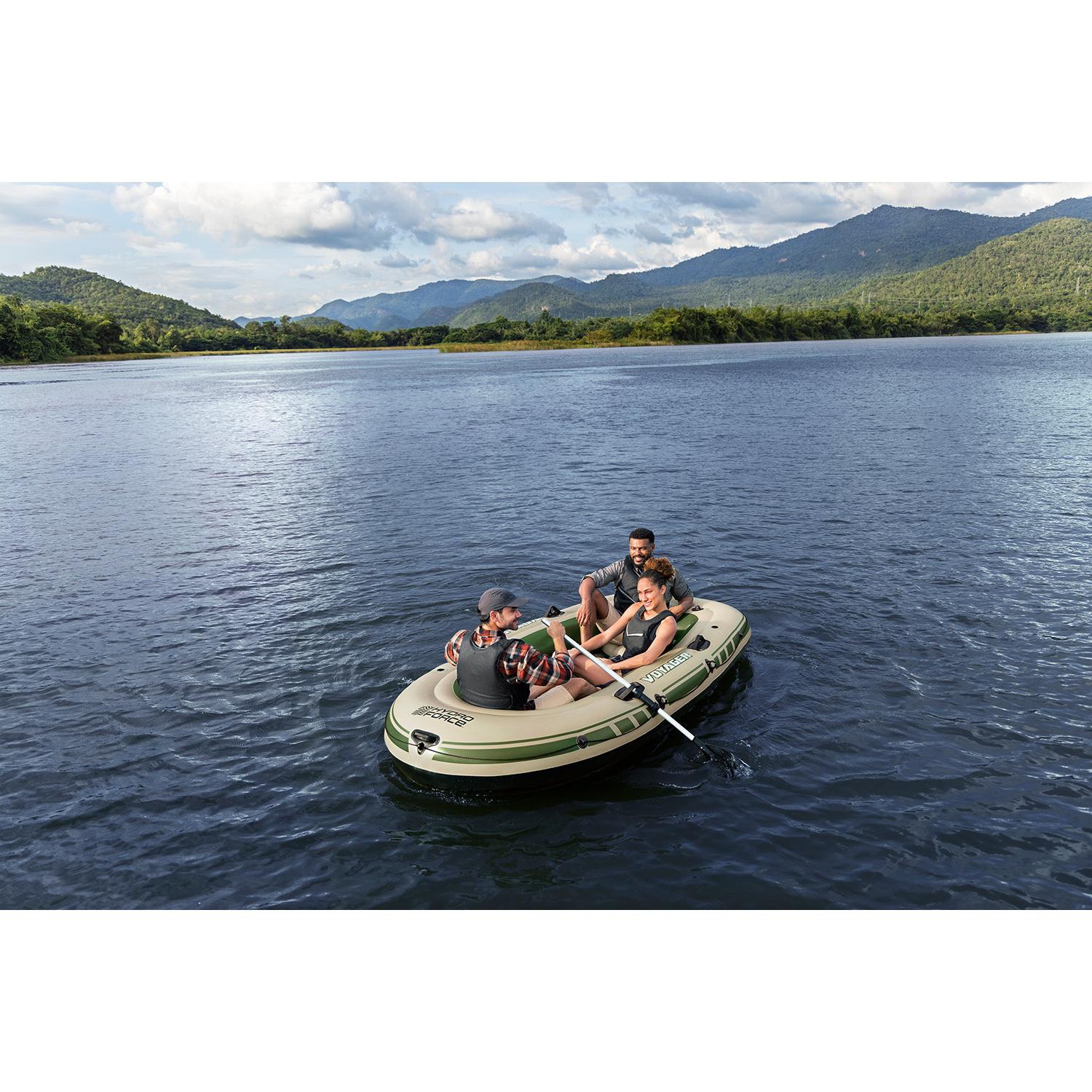 Bestway – Barca hinchable Voyager X3 Raft Set (294 × 137 cm) - BricoandPool