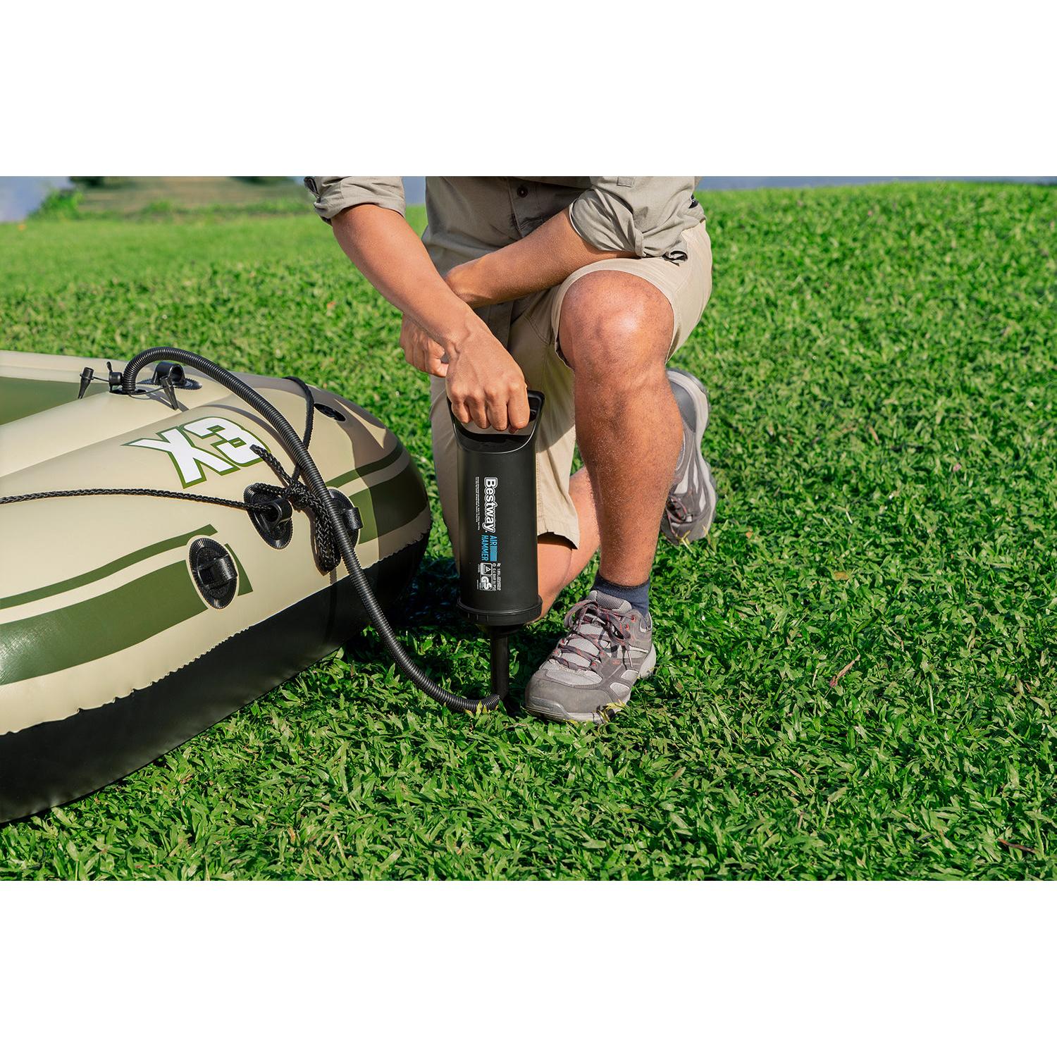 Bestway – Barca hinchable Voyager X3 Raft Set (294 × 137 cm) - BricoandPool