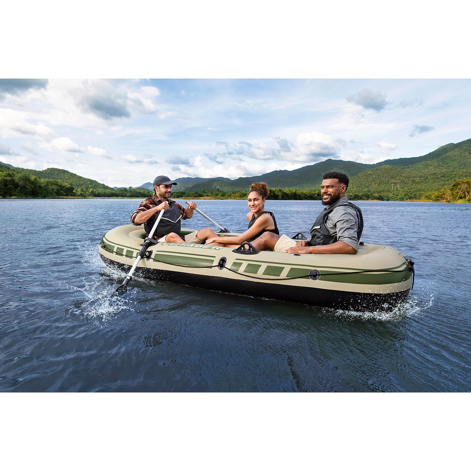Bestway – Barca hinchable Voyager X3 Raft Set (294 × 137 cm) - BricoandPool